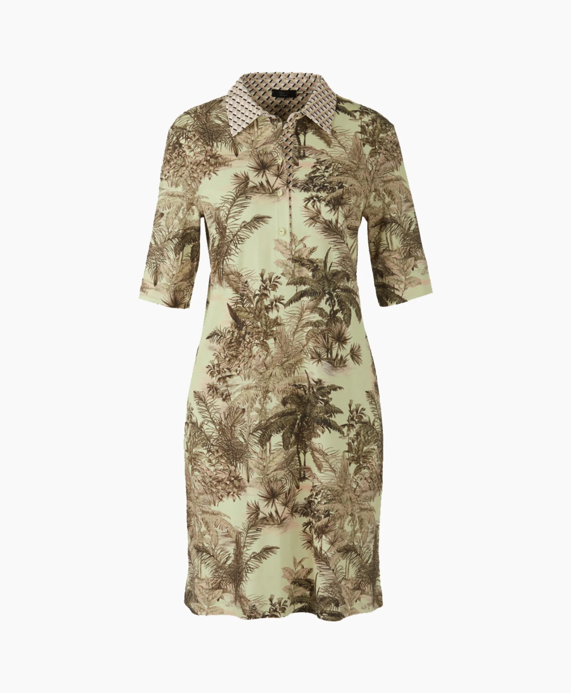 Marccain Collectie Mini Jurk Uc 21.26 J22 Donker Groen*Dames Bruiloftskleding