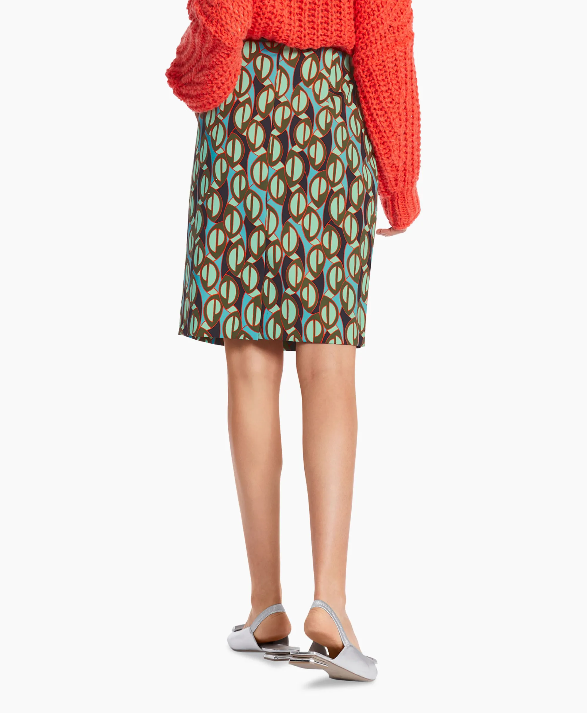 Marccain Collectie Rok Wc 71.18 J01 Groen*Dames Rokken