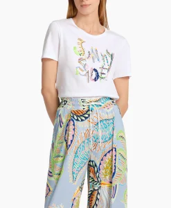 Marccain Collectie T-Shirt Wc 48.32 J73 Wit*Dames T-Shirts & Tops