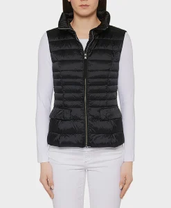 Marccain Essentials Vest +E 37.15 W11 Donker Blauw*Dames Jassen