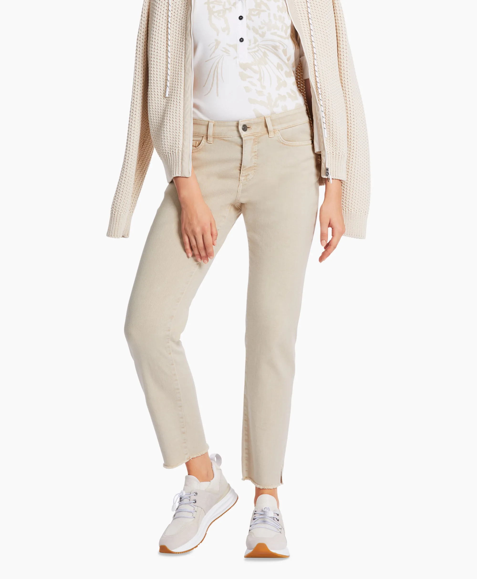 Marccain Sport Jeans Ws 82.13 D12 Grijs*Dames Broeken