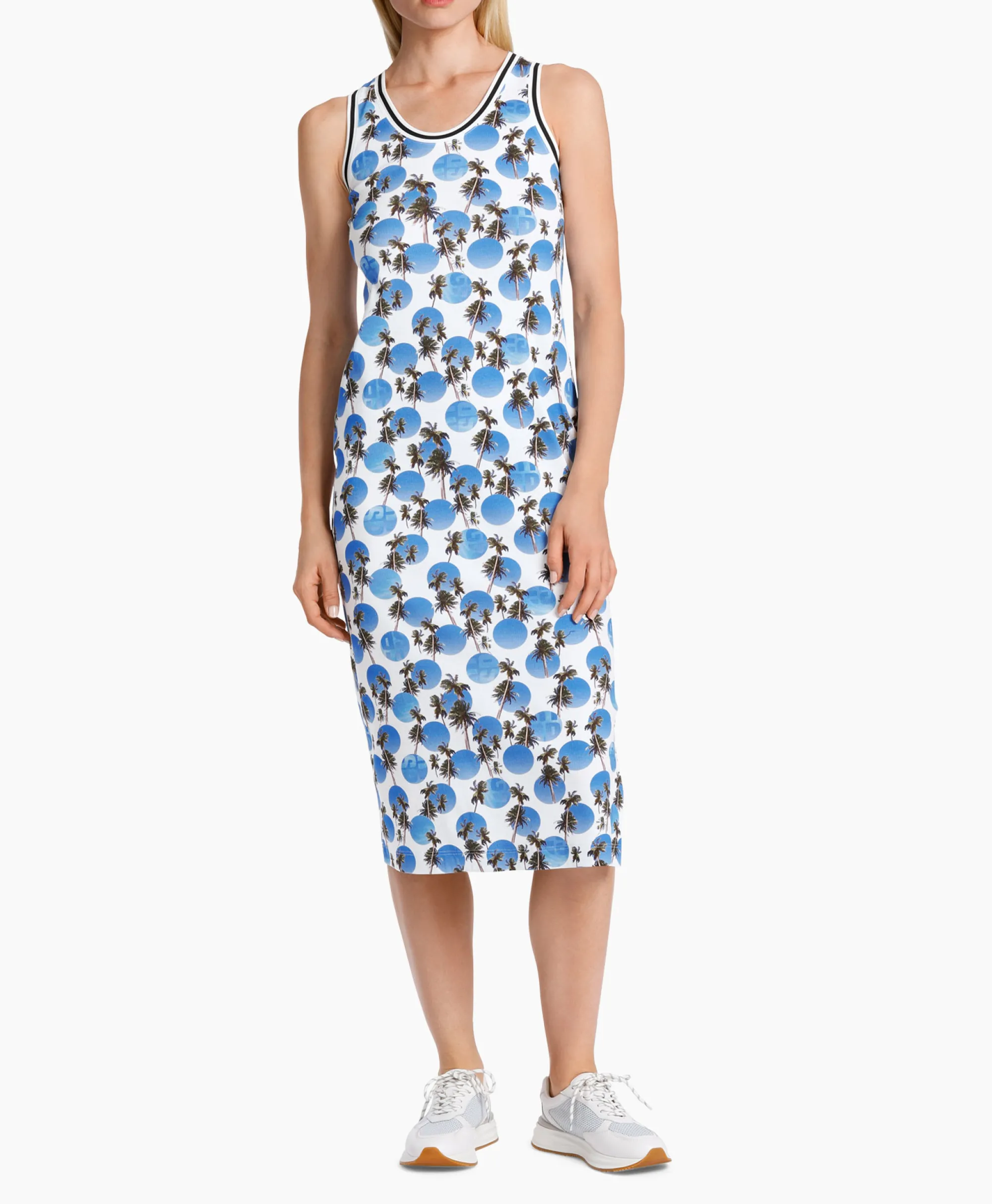 Marccain Sport Jurk Ws 21.49 J78 Donker Blauw*Dames Bruiloftskleding