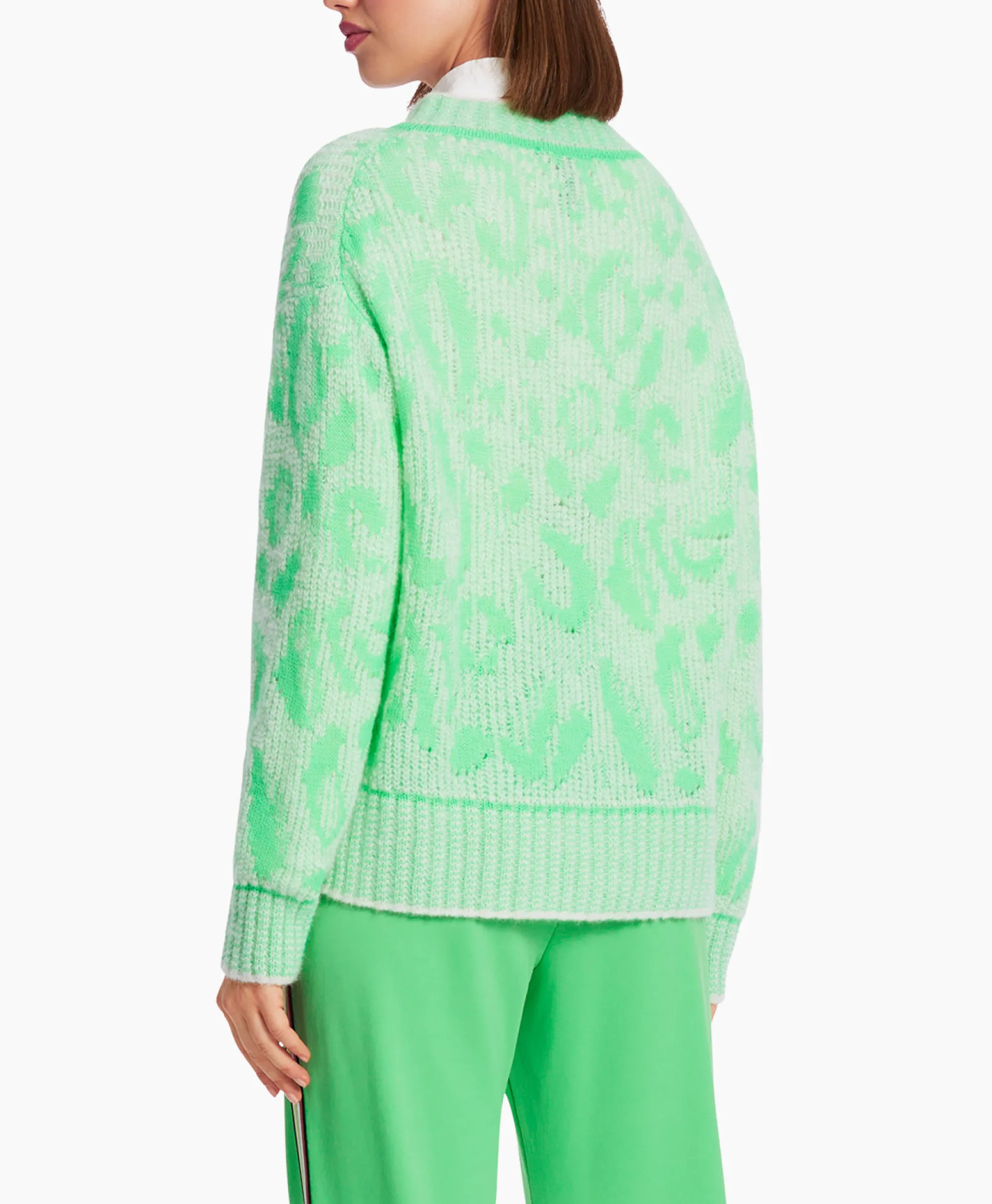 Marccain Sport Pullover Ws 41.03 M01 Groen*Dames Truien