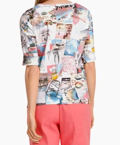 Marccain Sport T-Shirt Ws 48.39 J66 Rood*Dames T-Shirts & Tops