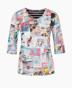 Marccain Sport T-Shirt Ws 48.39 J66 Rood*Dames T-Shirts & Tops