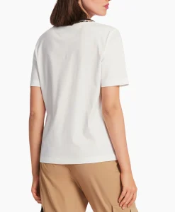 Marccain Sport T-Shirt Ws 48.20 J27 Off White*Dames T-Shirts & Tops