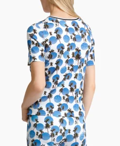 Marccain Sport T-Shirt Ws 48.75 J78 Donker Blauw*Dames T-Shirts & Tops