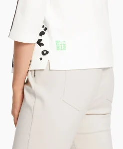 Marccain Sport T-Shirt Ws 48.18 J54 Off White*Dames T-Shirts & Tops