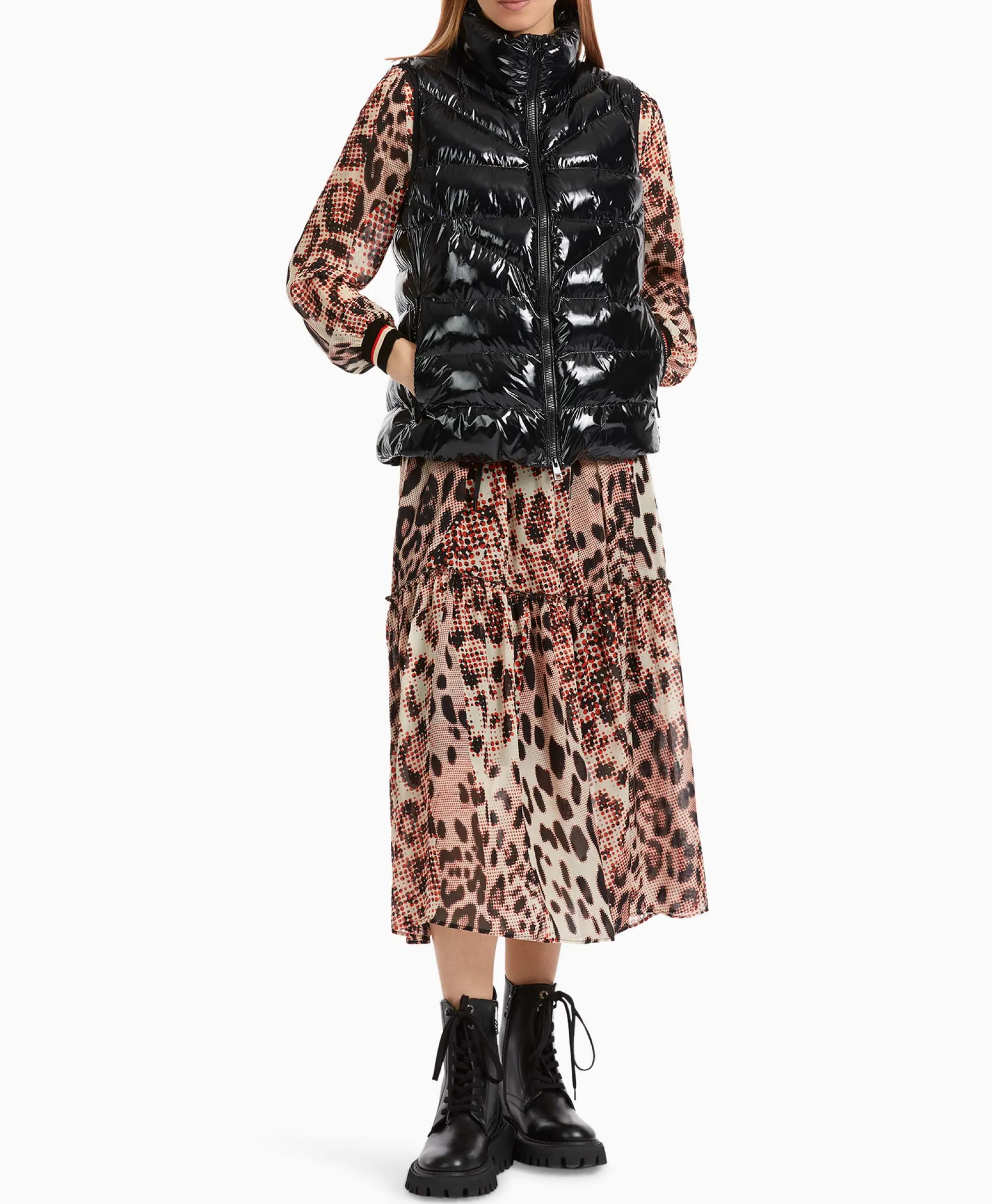 Marccain Sport Vest Vs 37.01 W36 Zwart*Dames Vesten