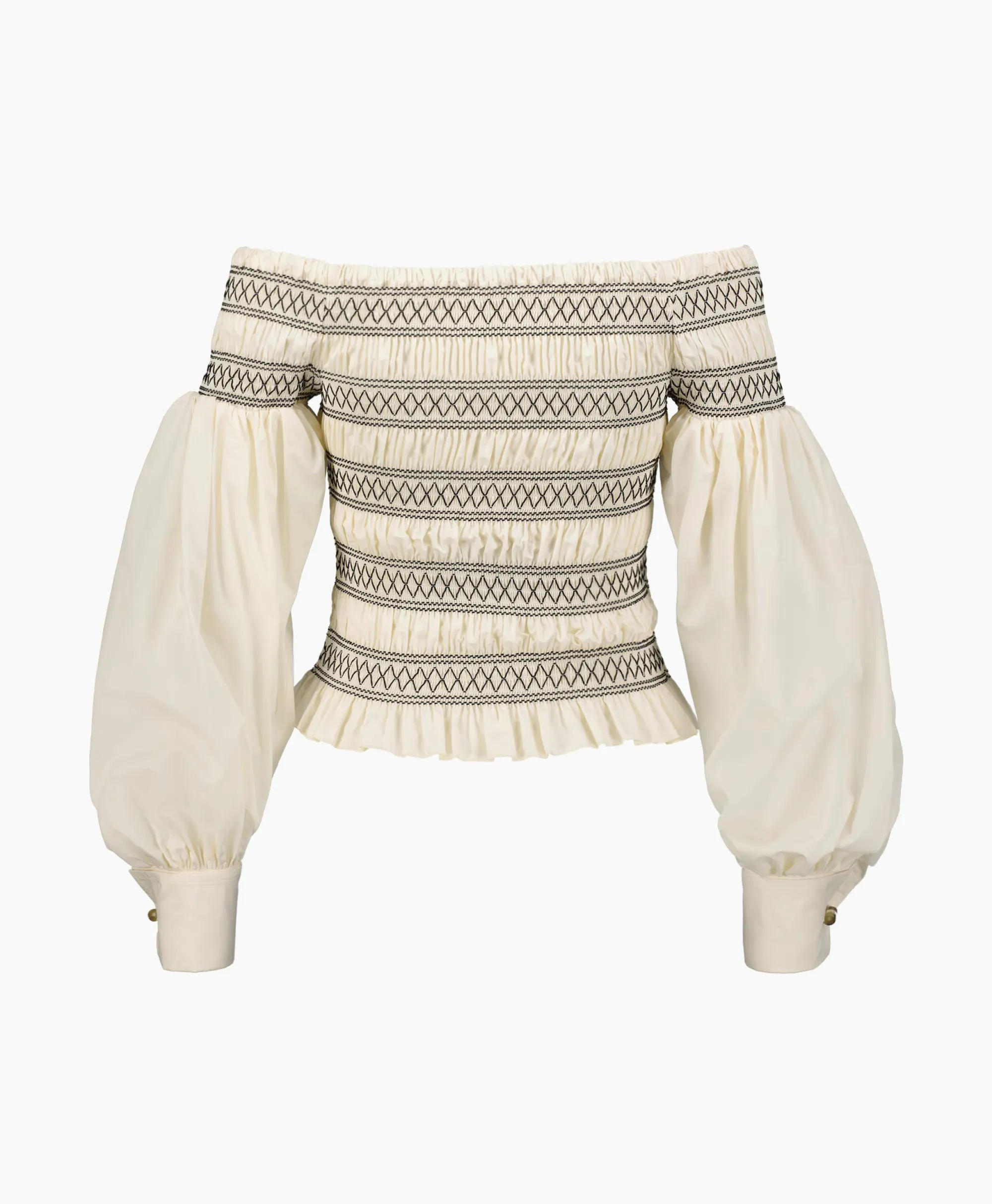 Maxmara Blouse Walk Ecru*Dames Blouses