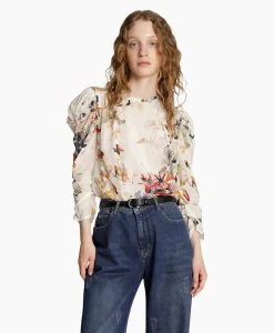 Munthe Blouse Jast Ecru*Dames Blouses