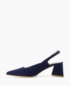 Natan Schoenen Pump Stretch Morelli 9 Blu Scuro Blauw*Dames Pumps