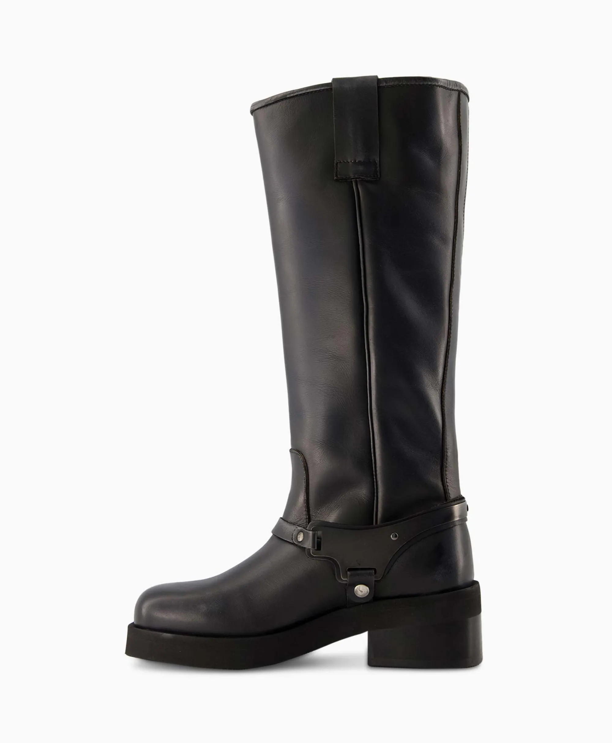 Nubikk Lange Laars Eve Lynn Zwart*Dames Laarzen