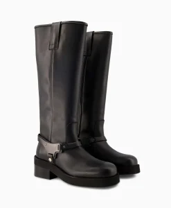 Nubikk Lange Laars Eve Lynn Zwart*Dames Laarzen