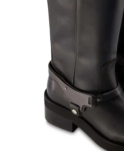 Nubikk Lange Laars Eve Lynn Zwart*Dames Laarzen