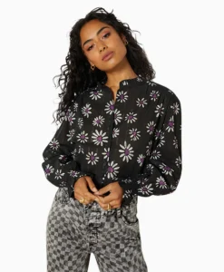 Refined Department Blouse Ace Zwart*Dames Blouses