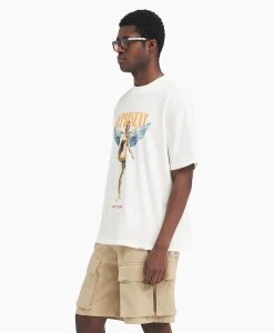 Represent T-Shirt Korte Mouw Rebornoff White*Heren T-Shirts