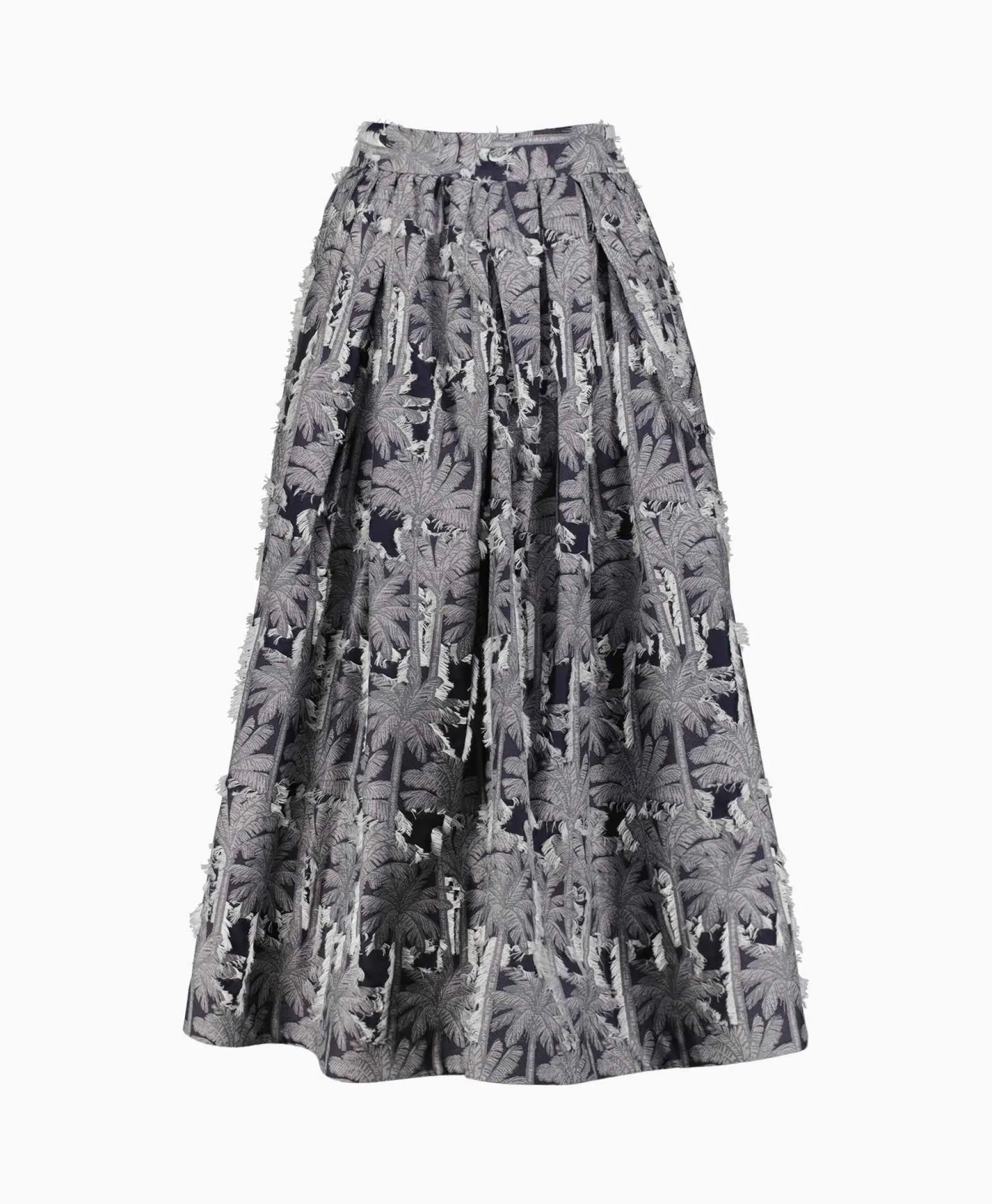 Sara Roka Midi Rok Divonne Grijs*Dames Rokken