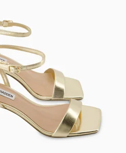Steve Madden Sandaal Met Hak Luxe Goud*Dames Sandalen