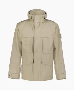 Stone Island Jack 433F1 Ghost Piece Beige*Heren Jassen