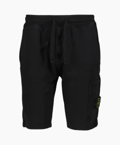 Stone Island Korte Broek 64651 Zwart*Heren Broeken