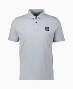 Stone Island Polo 2Sc17 Licht Blauw*Heren Polo's