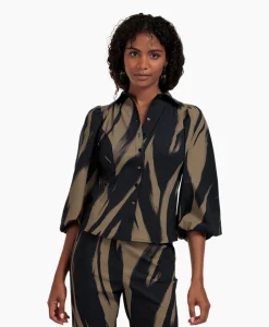 Studio Anneloes Blouse Elise Forest Combo L*Dames Blouses