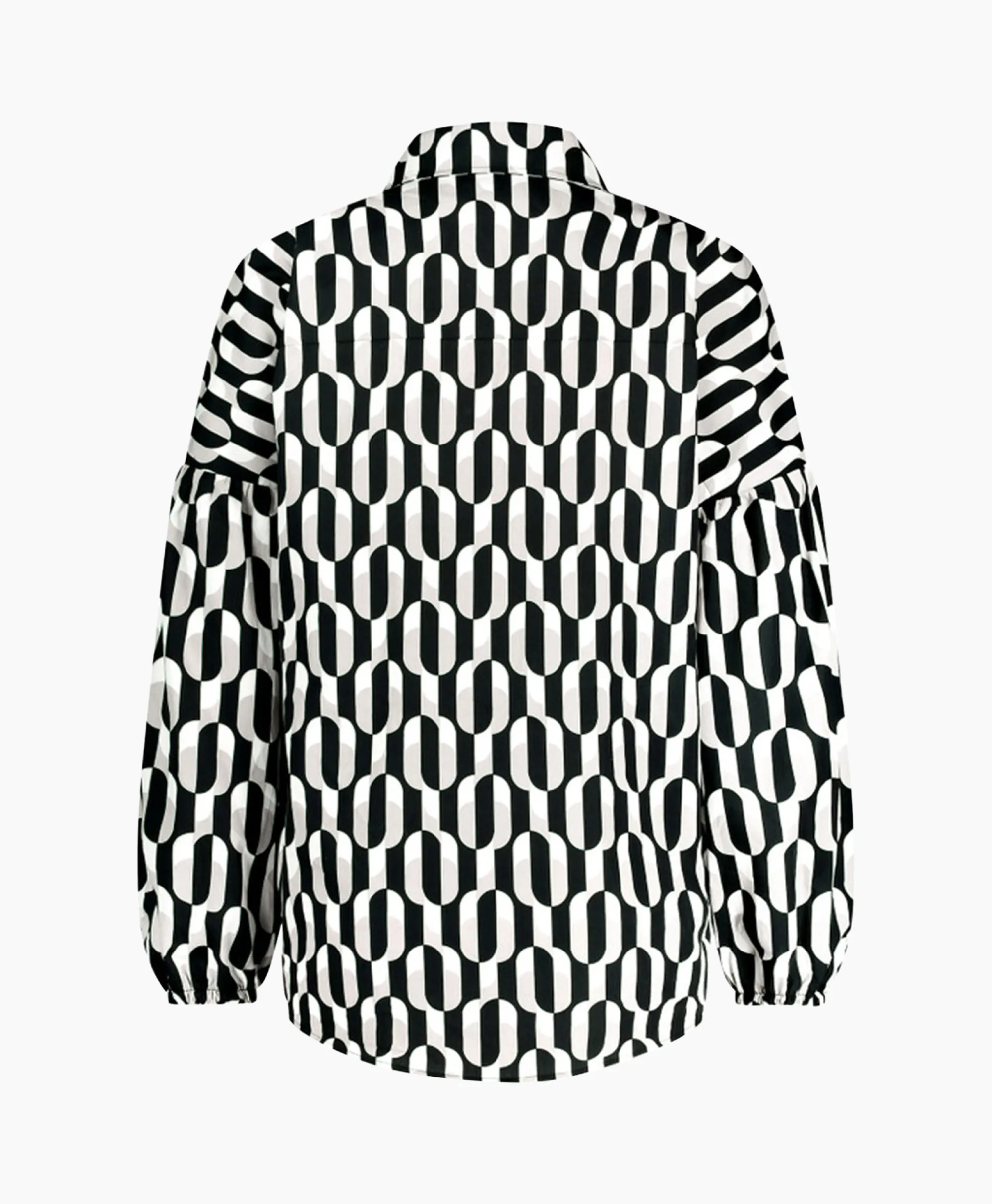 Studio Anneloes Blouse Havana Coffee Beans Zwart Dessin*Dames Blouses