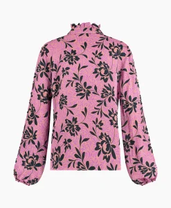 Studio Anneloes Blouse Odette Satin Blooming Combo L*Dames Blouses