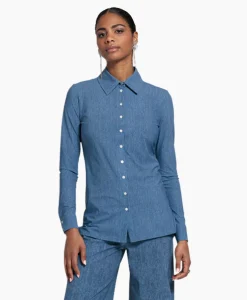 Studio Anneloes Blouse Poppy Jeans*Dames Blouses