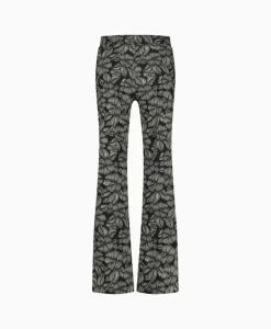 Studio Anneloes Broek Marilon Flower Trousers Zand*Dames Broeken