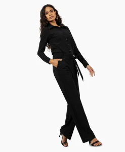 Studio Anneloes Jumpsuit Angel Ls Zwart Dessin*Dames Jumpsuits