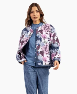 Studio Anneloes Top Esra Jaquard Flower Jacket Ecru*Dames T-Shirts & Tops