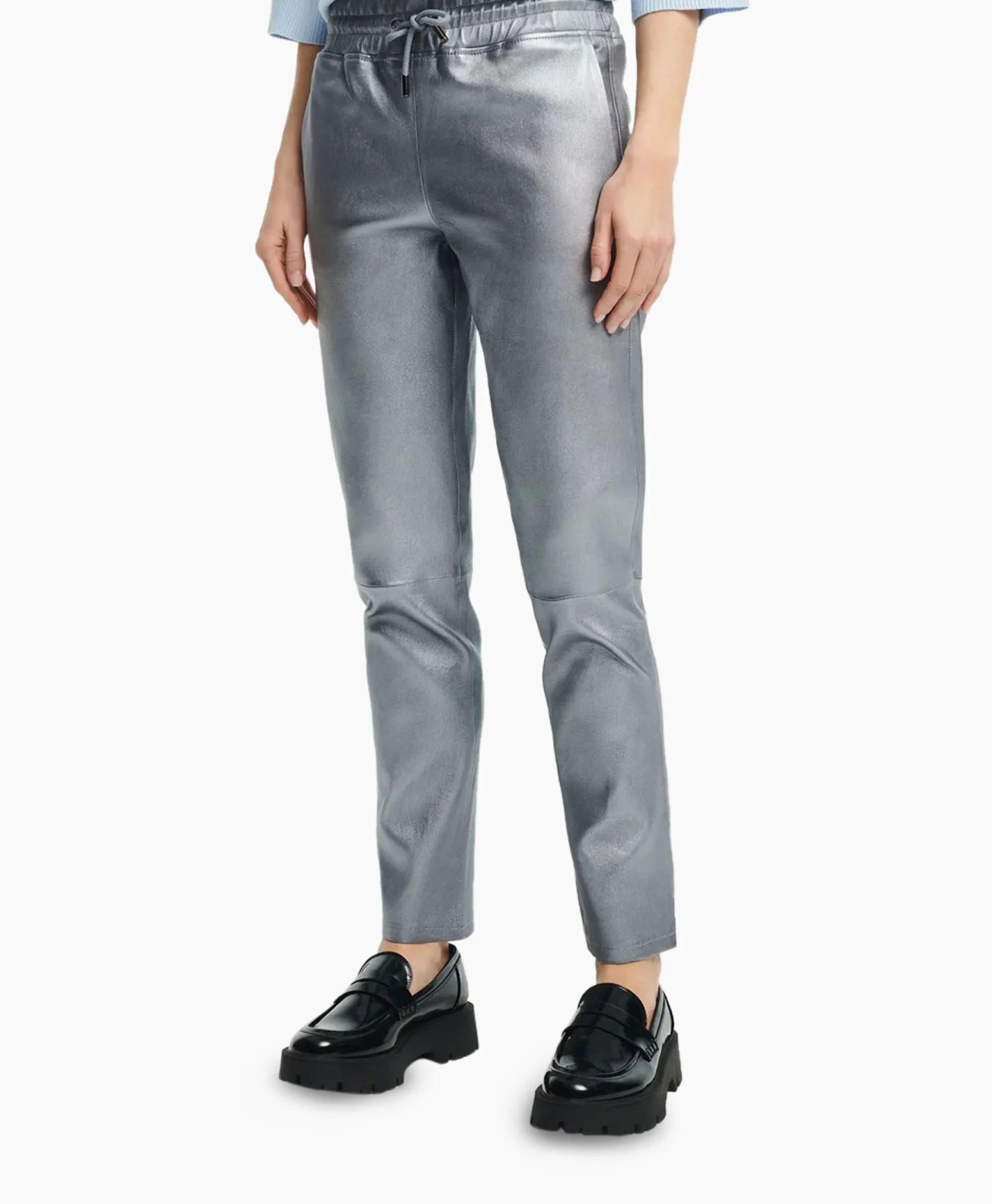 Studioar By Arma Pantalon Naomi Stretch Plonge Zilver*Dames Broeken