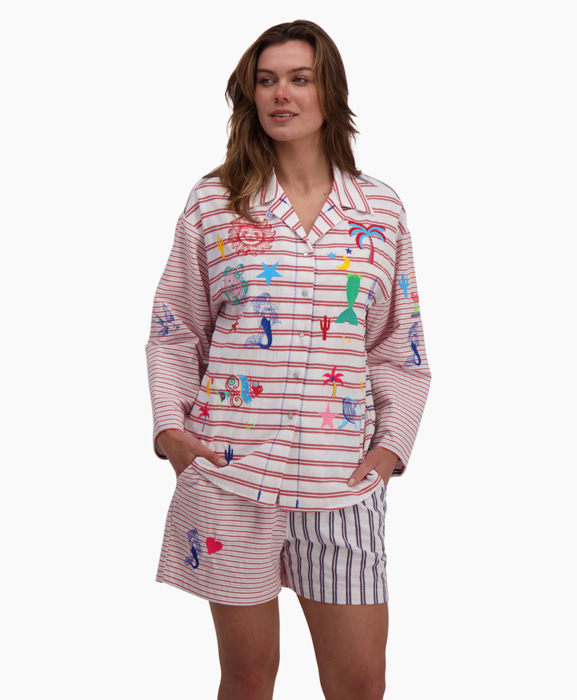 Susanna Blu Blouse Gardenia Gb7 Off White*Dames Blouses