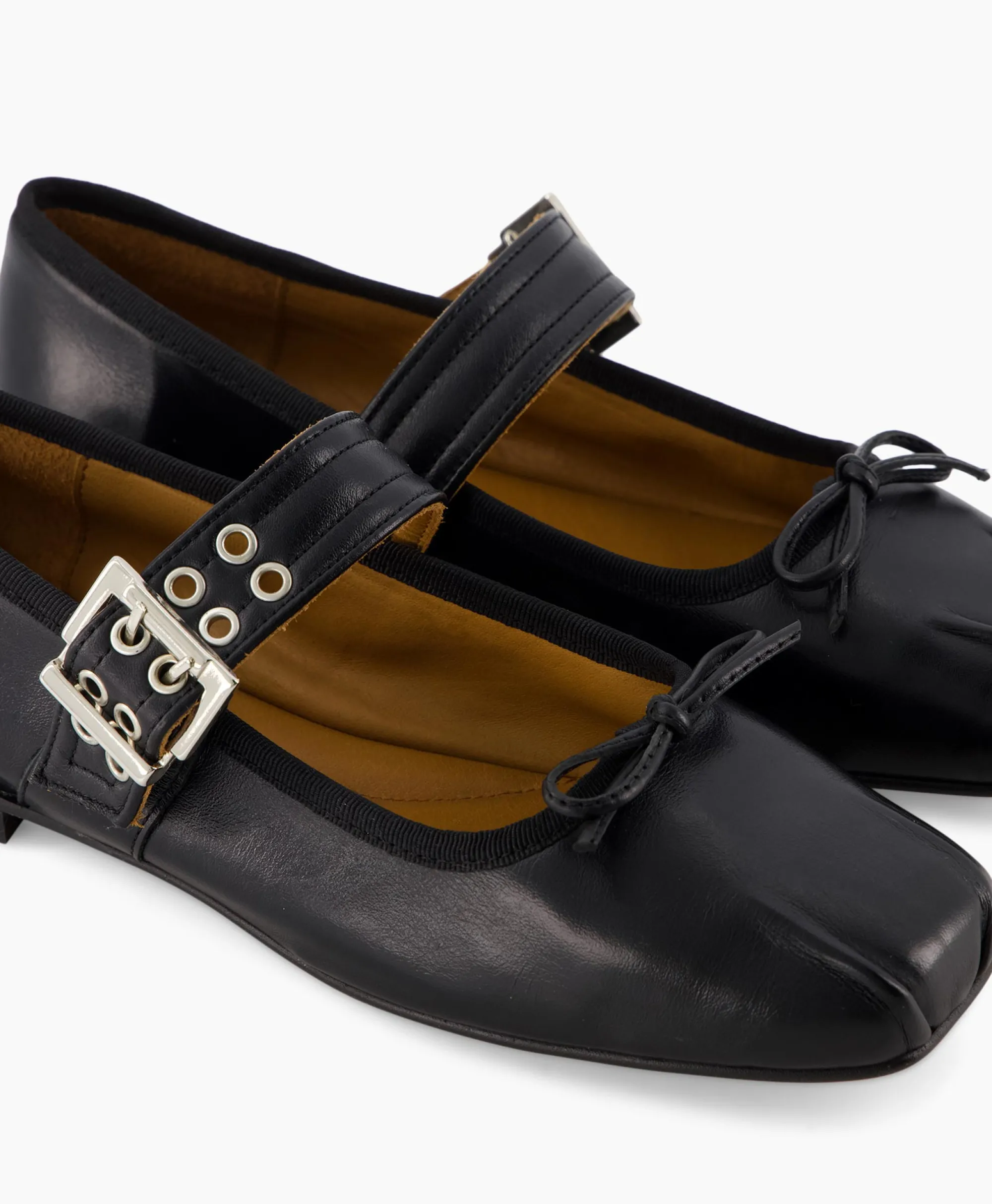 Toral Ballerina Tl-Astrid Zwart*Dames Instappers