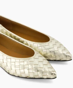 Toral Ballerina Tl-Magda Goud*Dames Instappers