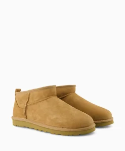 Ugg Enkellaars Classic Ultra Mini Cognac*Heren Laarzen