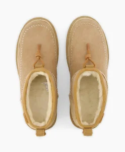 Ugg Enkellaars W Ultra Mini Crafted Regenerate Beige*Dames Laarzen