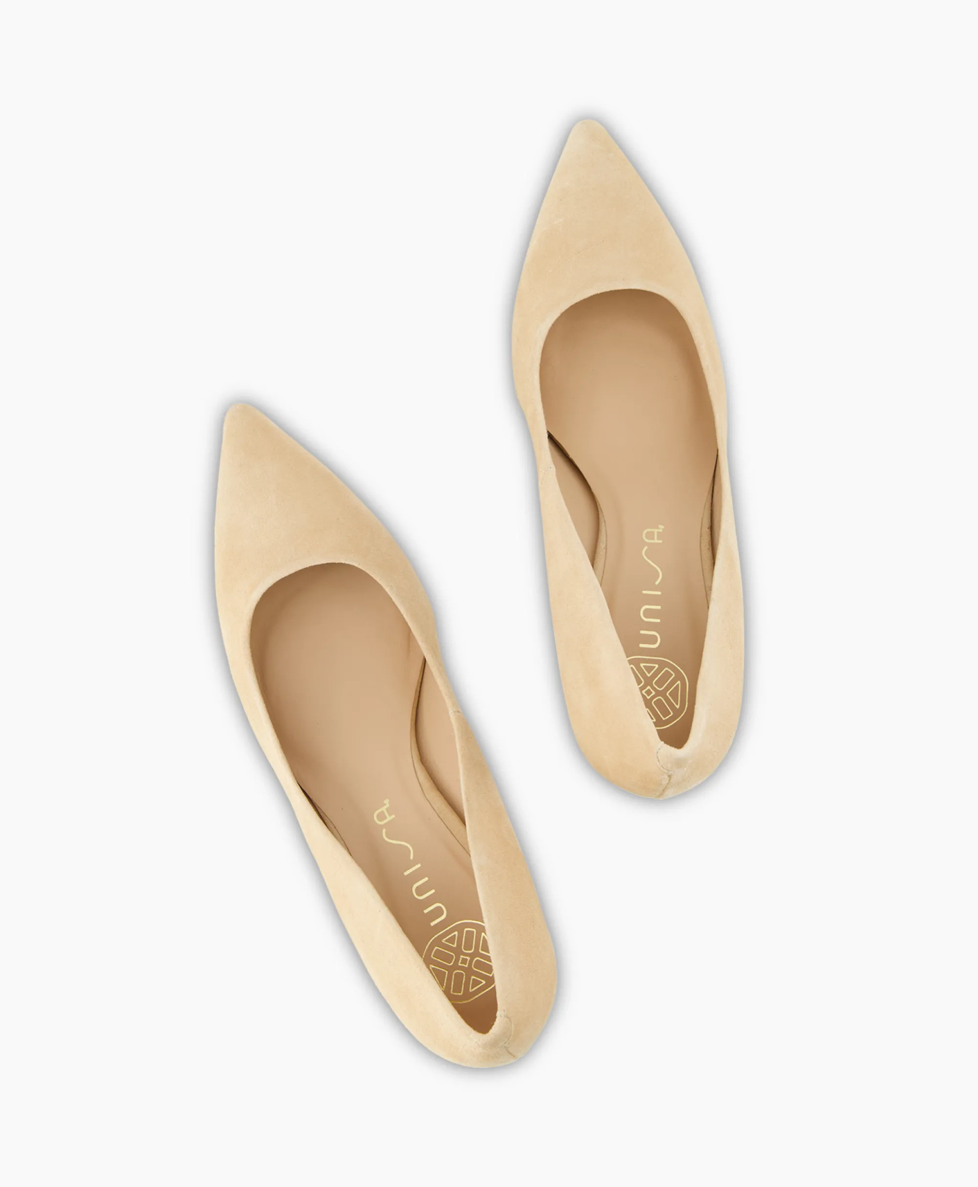 Unisa Pump Larson Ks Beige*Dames Pumps