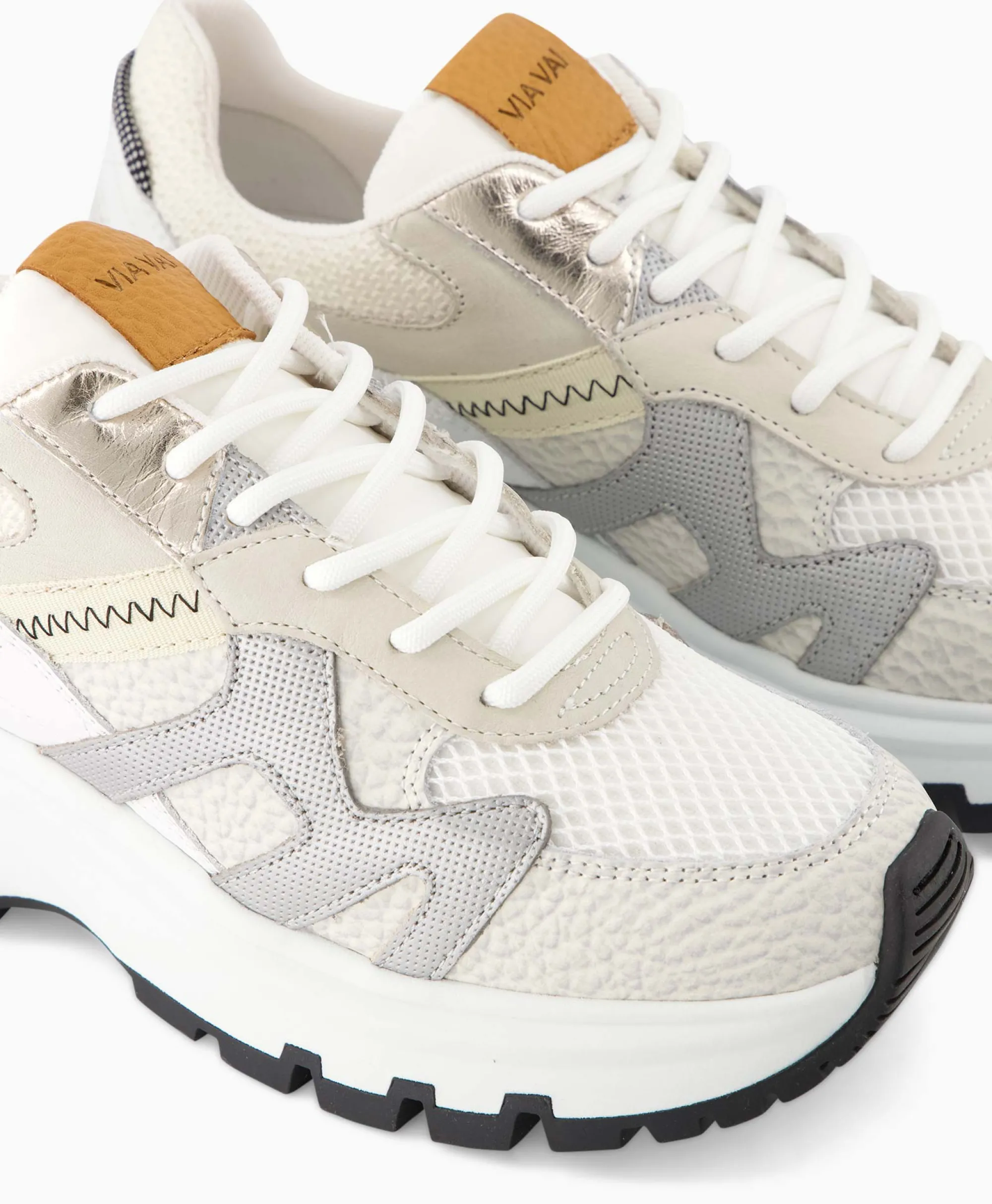 Via Vai Sneaker Liz Finley Wit*Dames Sneakers