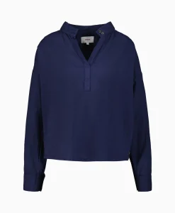 Xirena Blouse Corey Donker Blauw*Dames Blouses