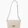 Zadig & Voltaire Zadig & Voltaire Crossbody Tas Borderline Daily Grained Leath Ecru*Dames Tassen
