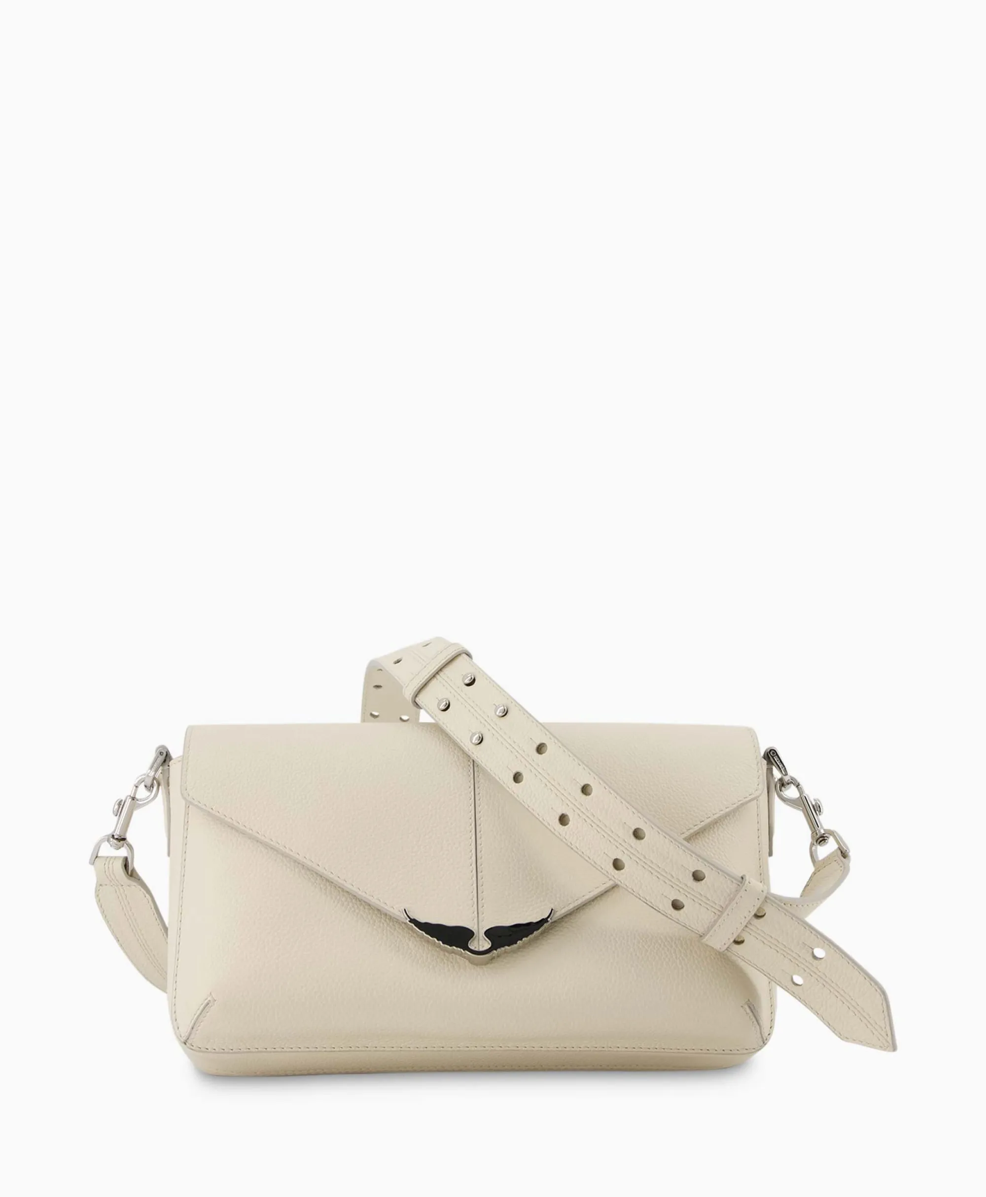 Zadig & Voltaire Zadig & Voltaire Crossbody Tas Borderline Daily Grained Leath Ecru*Dames Tassen